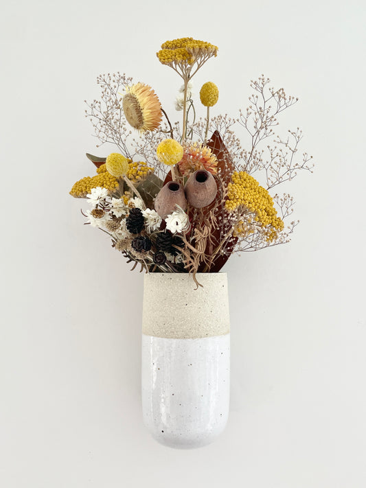 Wall Vase with Farmhouse Botanics Bouquet 06