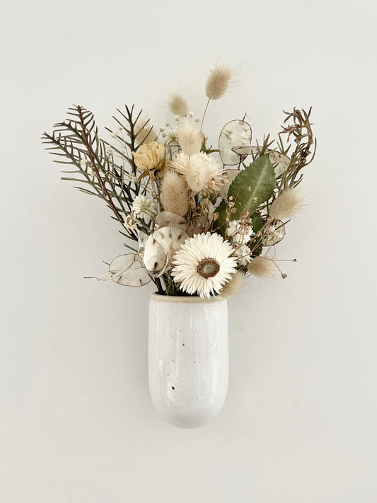 Wall Vase with Farmhouse Botanics Bouquet 10